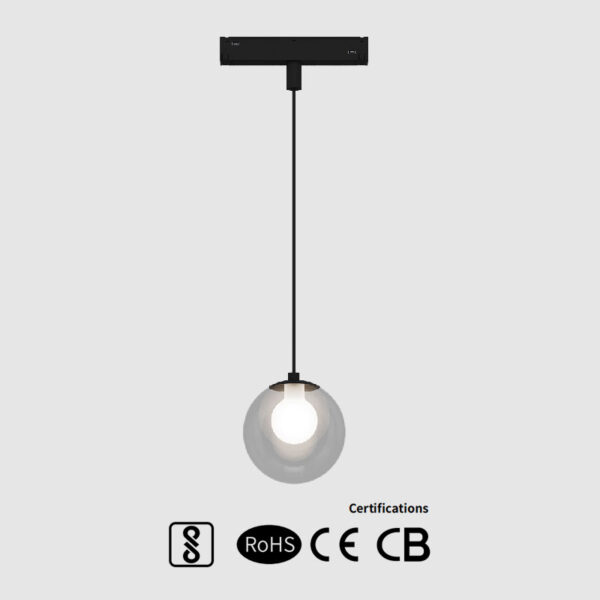 MAG-20-Double-Layer Glass Globe Pendant Light