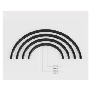 MAG-20M(1/2Round ‒ Ceiling-to-Ceiling Track)