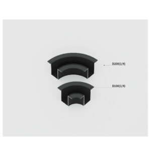 MAG-20P(1/4Round ‒ Ceiling-to-Ceiling Connector)