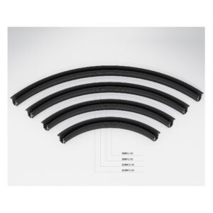 MAG-20Y(1/4Round ‒ Ceiling-to-Ceiling Track)